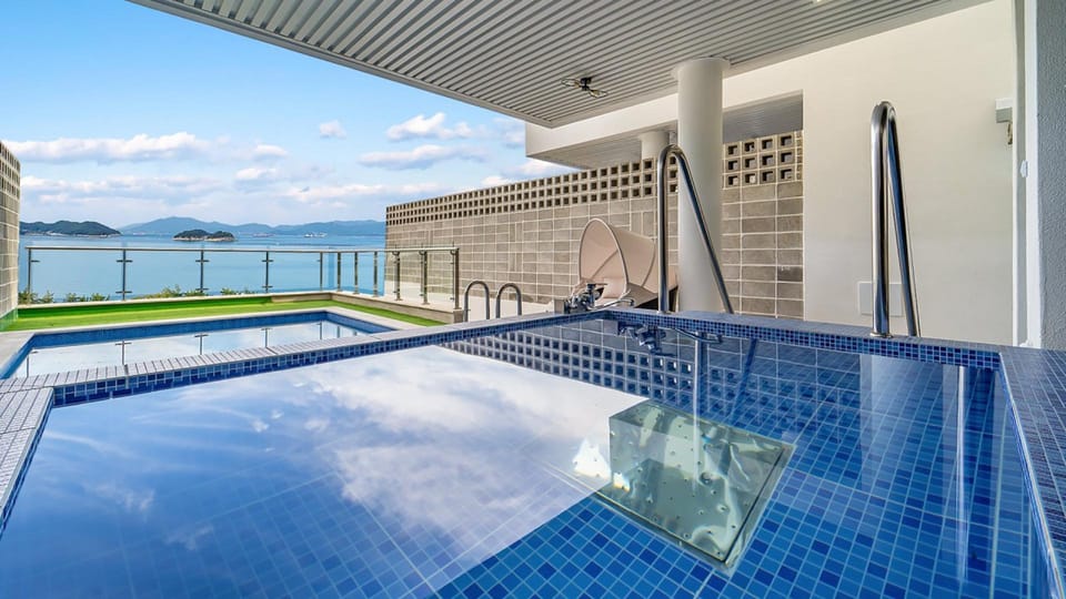 Yeosu Riposo Spa Pool Villa Hotel in South Korea