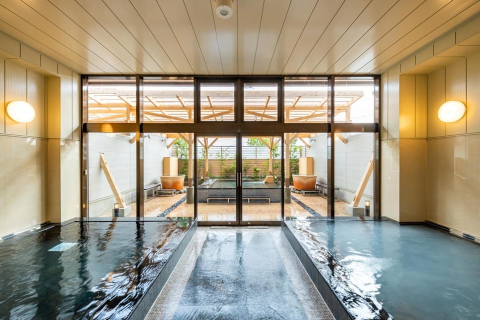 Open air bath