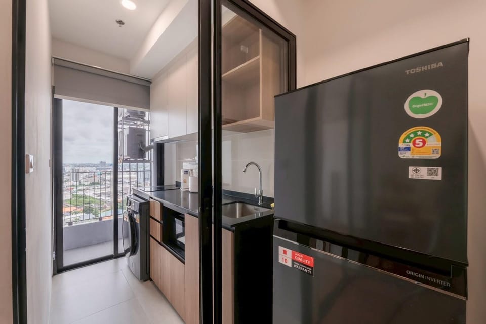 捷运旁温馨公寓 | 步行至商场与MRT | 适合10+天以上长租 Hotel in Bangkok