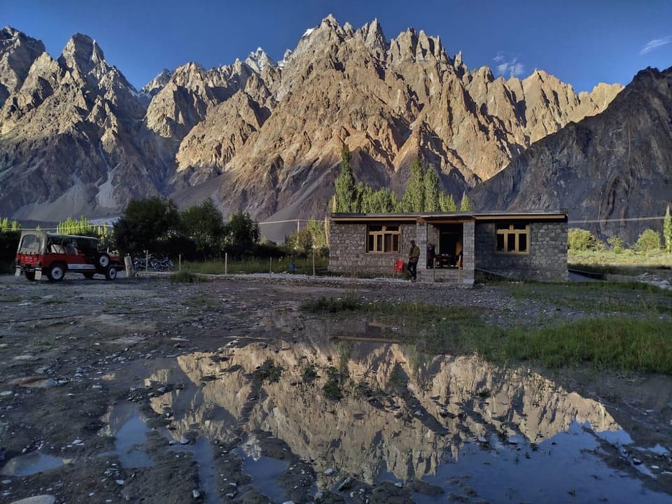 the Travellers nest passu Resort in Pakistan