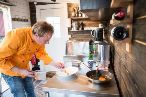 Arctic Gourmet Cabin Lodge in Norrbotten County, Sweden