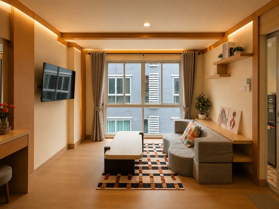 Shared lounge/TV area