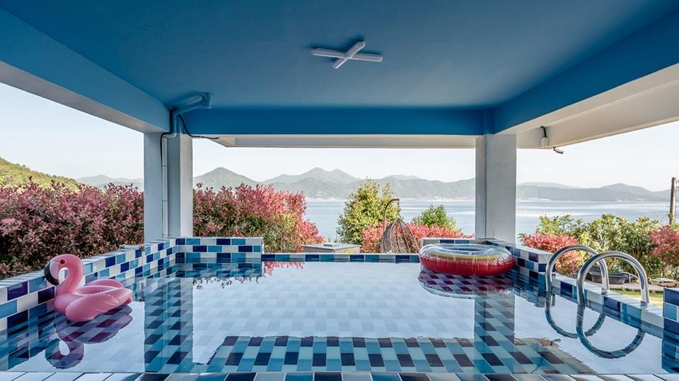 Geoje-do Vivid Pool Villa Hotel in South Korea