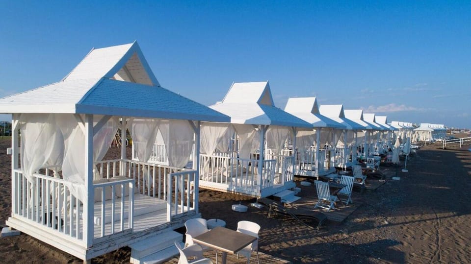 Private beach