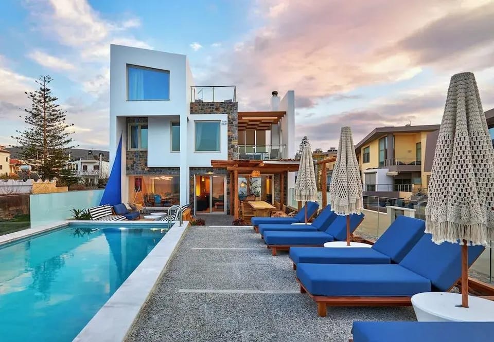 Rodo Seafront Villa with private pool Hotel in Crete Region
