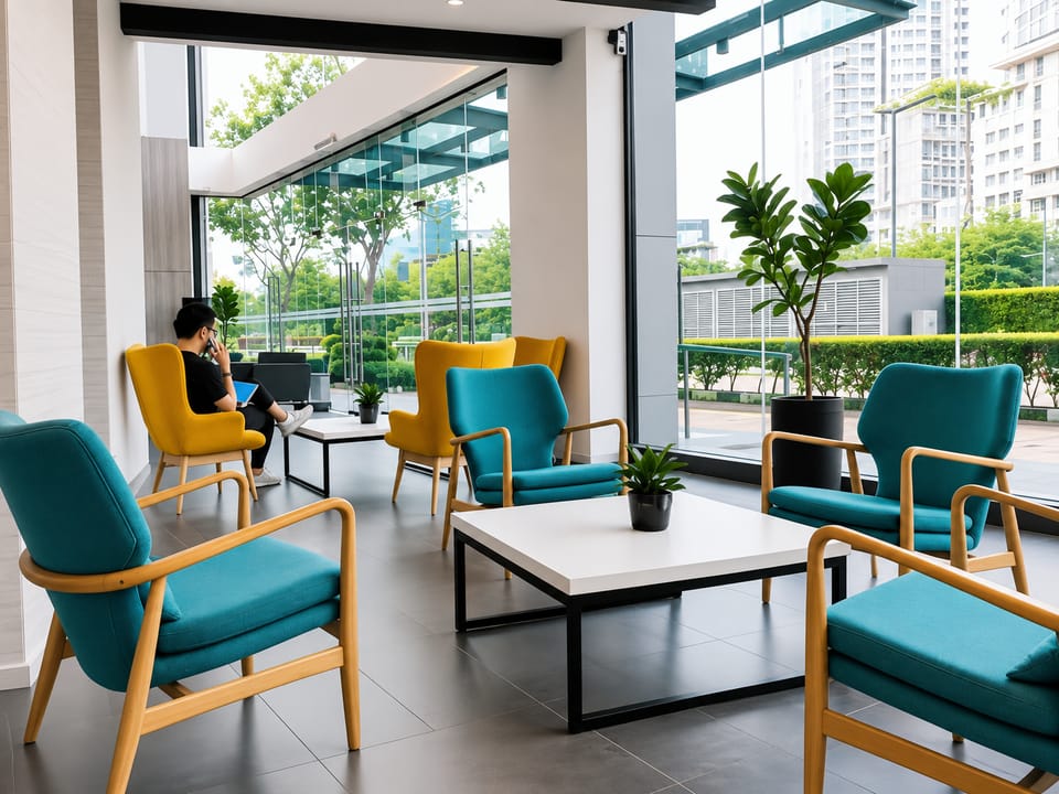 Shared lounge/TV area