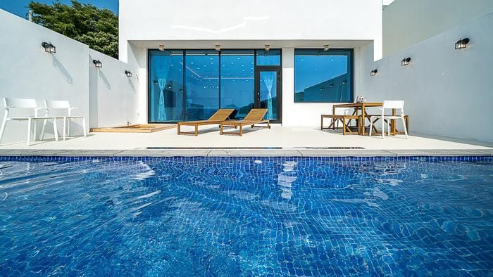 Geoje Infinity Ocean Pool Villa Hotel in South Korea