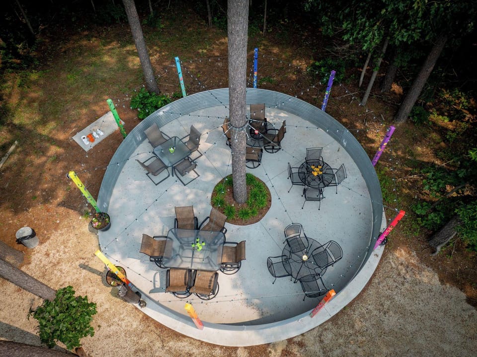 Hermann Grain Bins BNB Hotel in Missouri