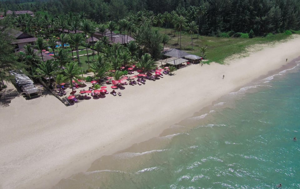 Private beach