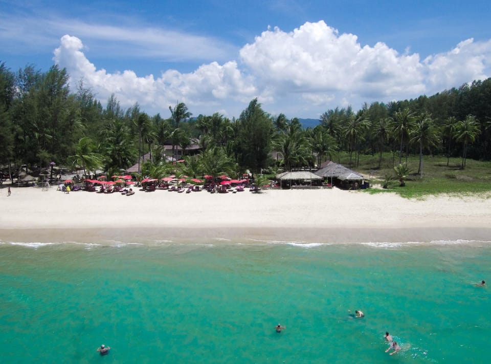 Private beach