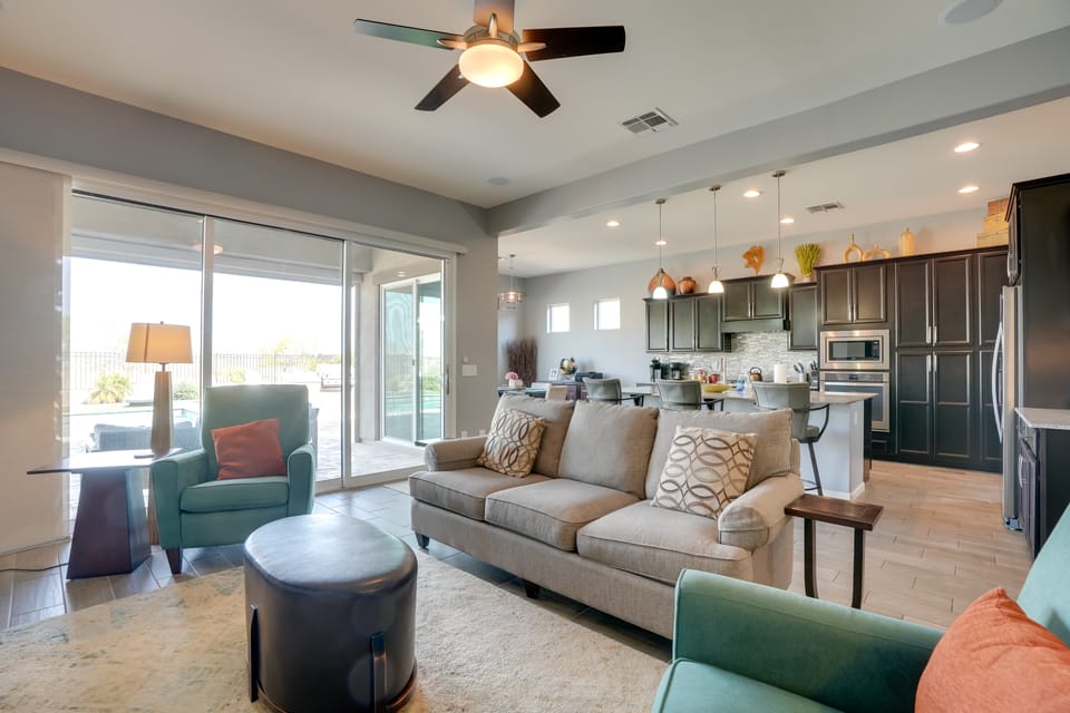 6 Mi to Luke AFB: Oasis w/ Private Pool House in Litchfield Park