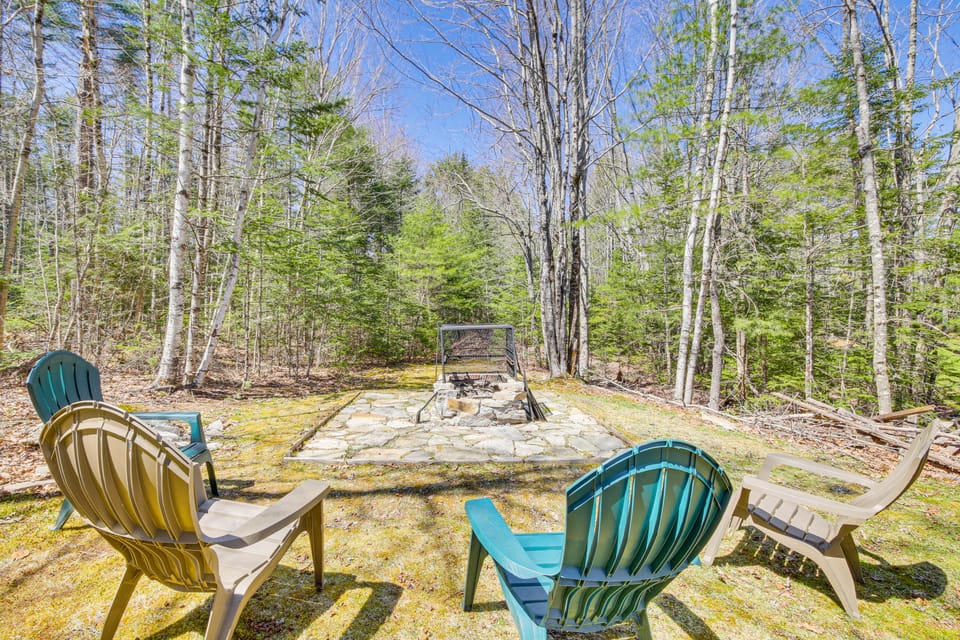 Rustic Searsport Cabin: Loft + Sunroom on 10 Acres House in Searsport