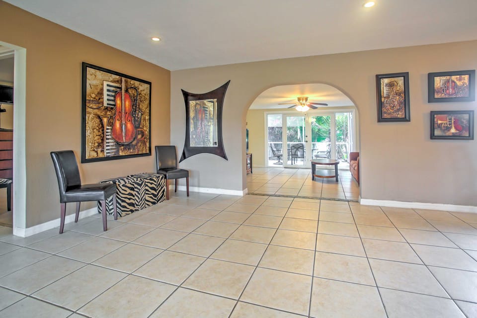 Tropical Cape Coral Home w/ Private Dock on Canal! House in Cape Coral