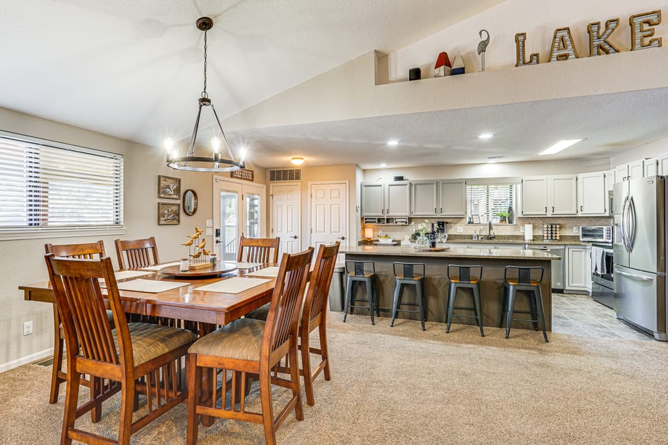 Dock & Water Slide: Family Lake of the Ozarks Home House in Lake of the Ozarks