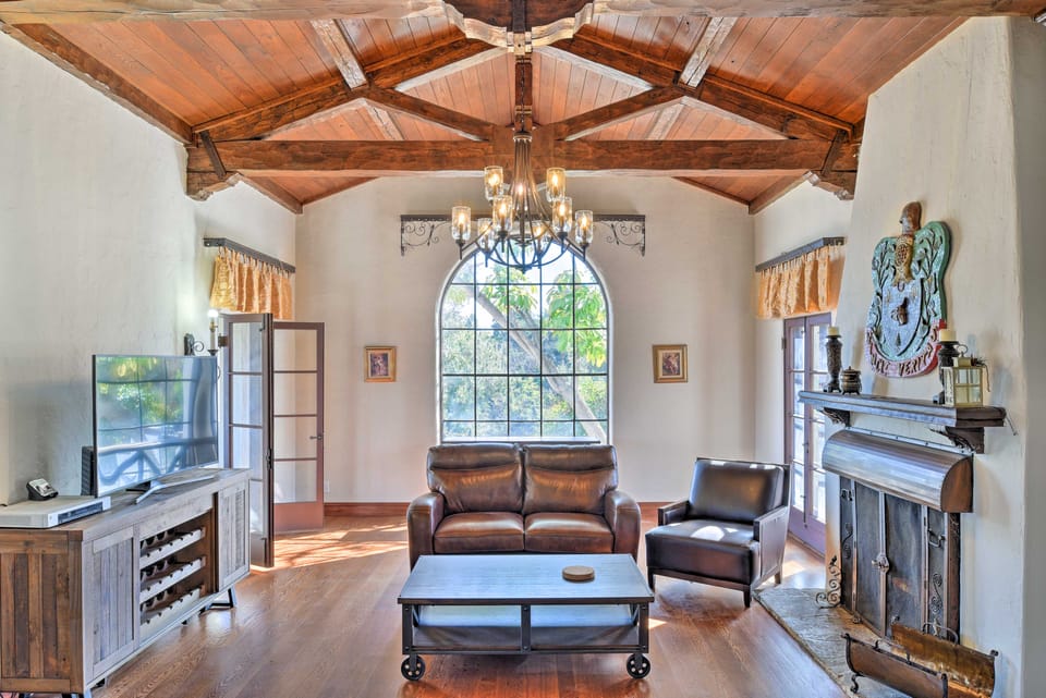 'The Castle' Hacienda Heights Home w/ Patio & Pool House in Hacienda Heights