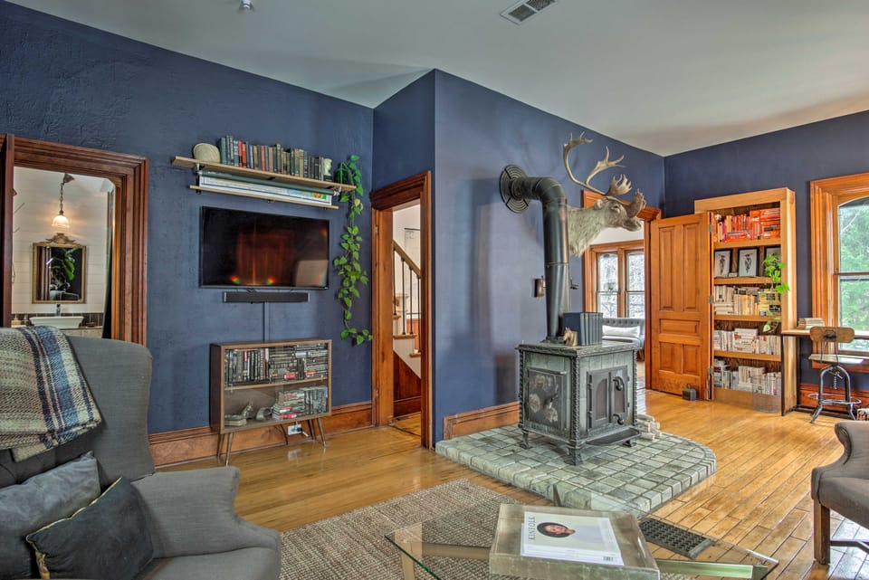 Historic Michigan Farmhouse w/ Grill & Fire Pit! House in Michigan