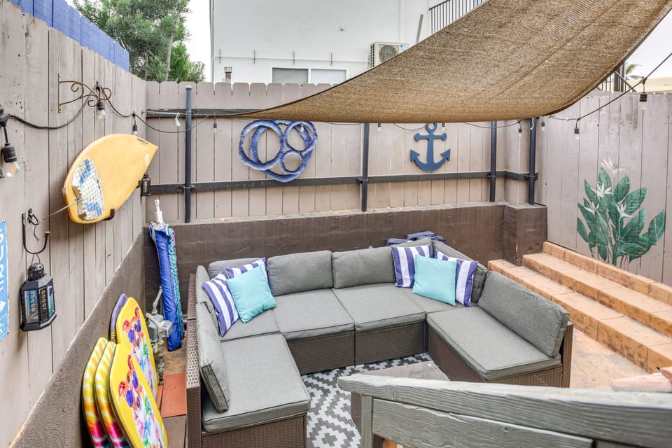 Walk to Beach: San Diego Hideaway w/ Patio House in Ocean Beach