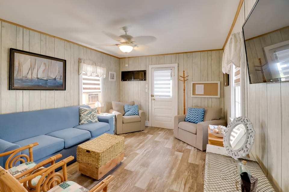 Deck & Indian River Bay Views: Coastal Cottage Cottage in Sussex County