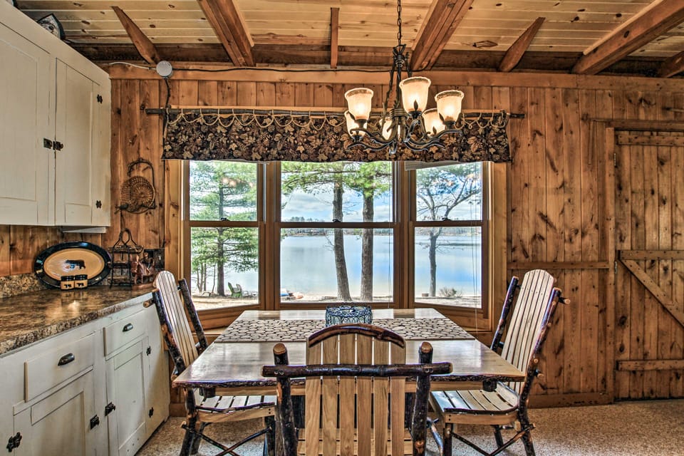 Baldwin Cabin w/ Private Beach on Little Lake! House in Michigan