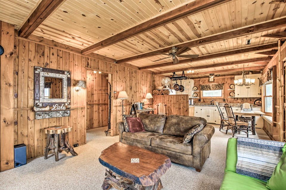 Baldwin Cabin w/ Private Beach on Little Lake! House in Michigan