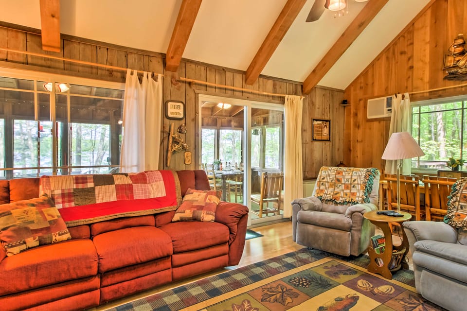Lakefront Cumberland Cabin w/ Dock & Fire Pit! House in Wisconsin