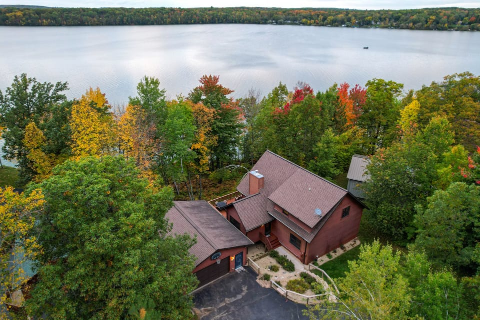 Lakefront Wisconsin Cabin with Boat Dock! House in Wisconsin