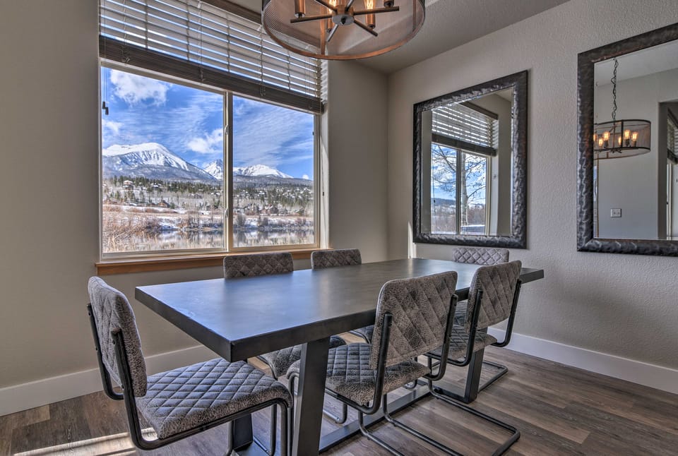 7 Mi to Keystone: Waterfront Home w/ Scenic Views Apartment in Silverthorne