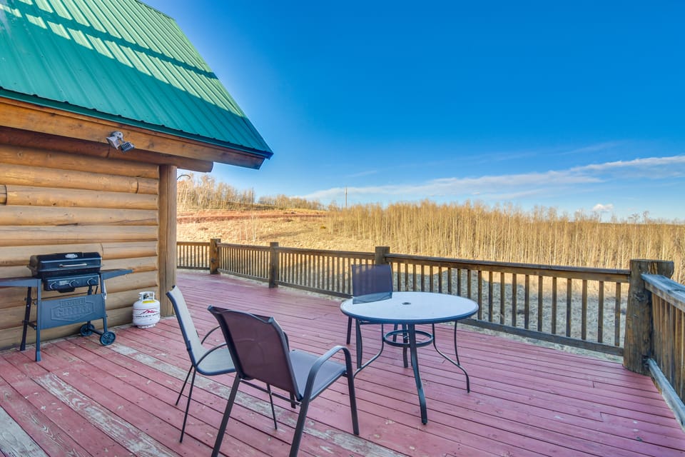 5 Acres of Scenic Beauty! Large Fairplay Log Home House in Park County