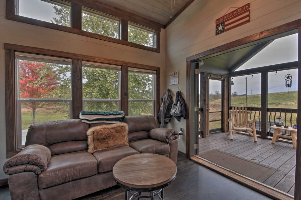 Secluded Morganton Tiny Home w/ Grills! House in Georgia