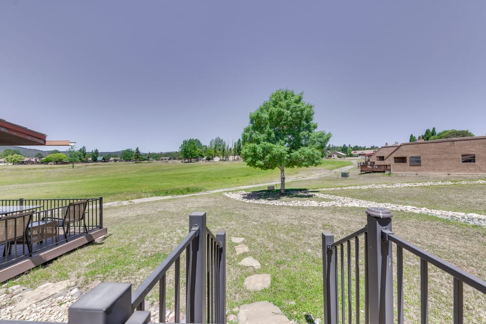 Patio & Mountain View! Ruidoso Golf Condo Apartment in Ruidoso