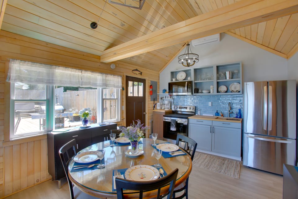 Private Beach & Dock: Little Traverse Lake Cottage Cottage in Sleeping Bear Dunes