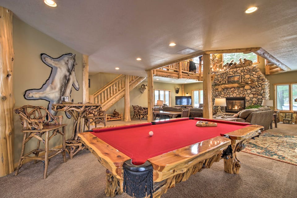 Dock, Fire Pit & Beach! Expansive Ruth Lake Home House in Minnesota