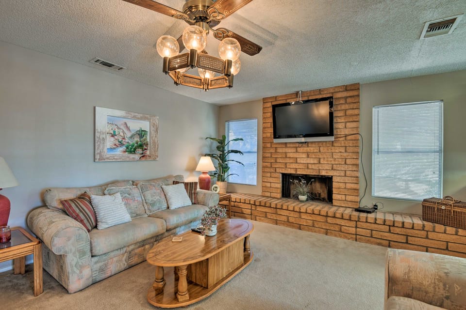 Golf, Hike & Suntan: Mesa Family Home w/ Yard House in Mesa