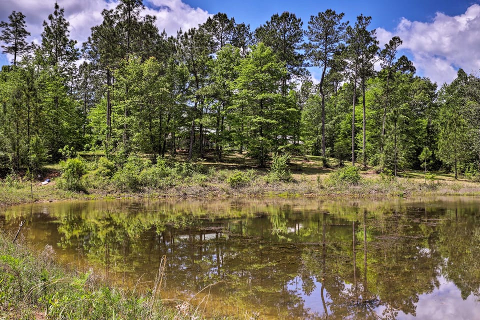 Secluded Cabin w/ Pond ~ 37 Mi to Gulf Coast! House in Mississippi