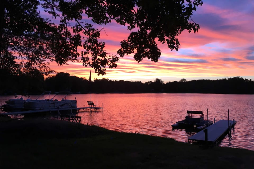 Great Bear Lake Home w/ Private Dock & Fire Pit! House in Michigan