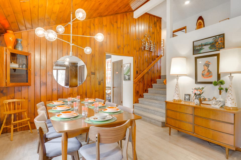 Game Room! Mid-Century Escape in the Northwoods House in Wisconsin