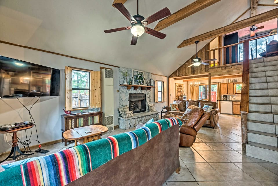 Ruidoso Cabin w/ Deck & Grill - Walk to Town! House in Ruidoso