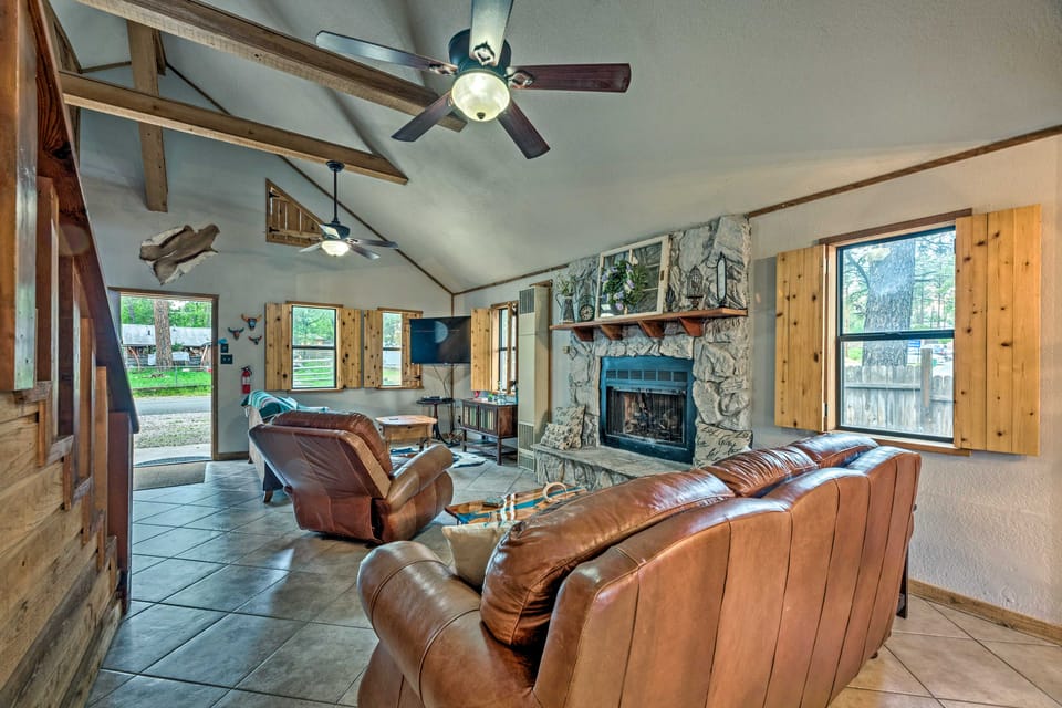 Ruidoso Cabin w/ Deck & Grill - Walk to Town! House in Ruidoso