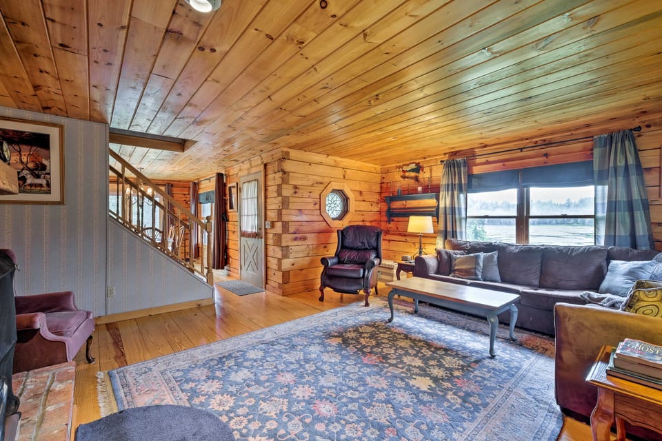 Jacksonville Cabin w/ Wraparound Deck & Views House in Whitingham