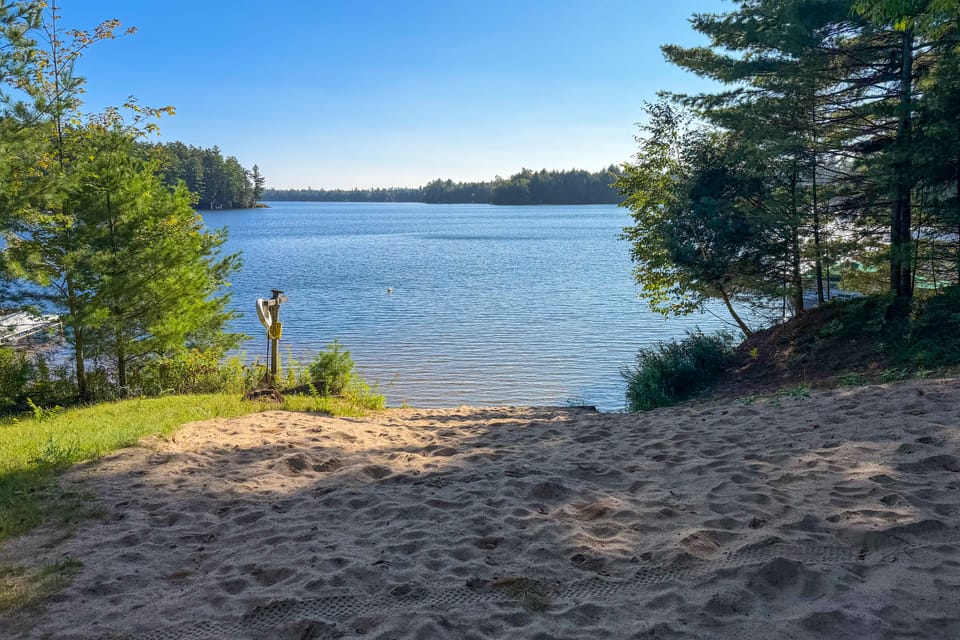Saranac Lake Cabin w/ Beach Access House in Harrietstown