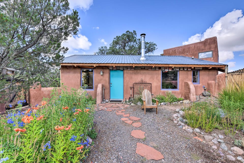 Eclectic Adobe Crestone Cottage w/ Patio + Yard! Cottage in Colorado
