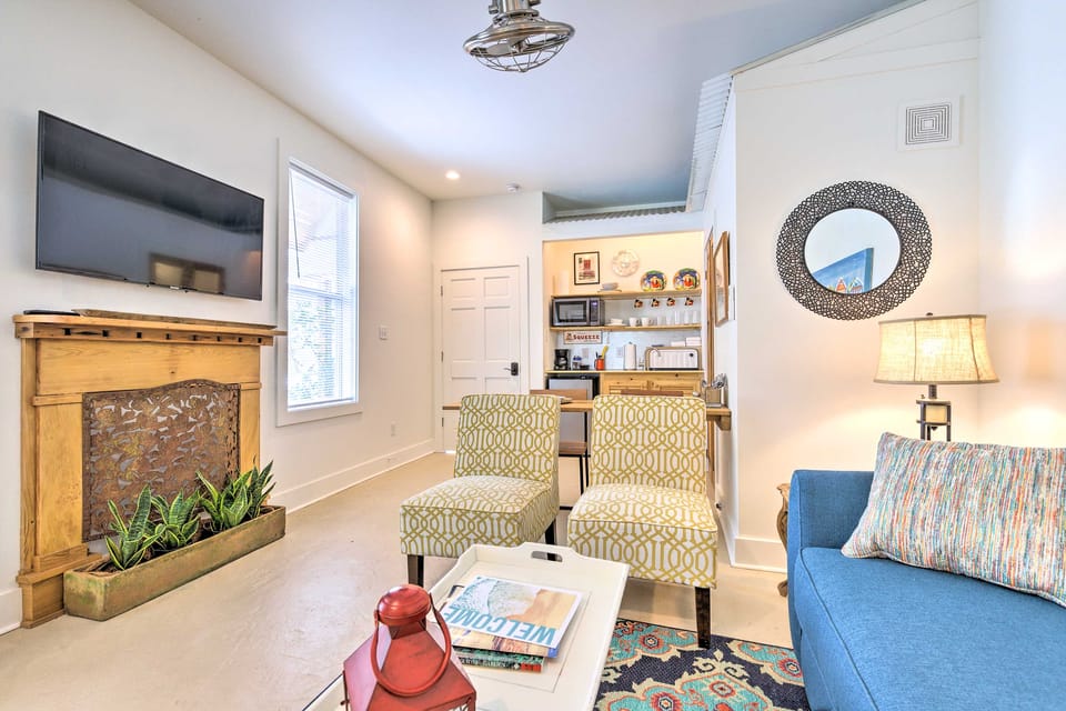 Walk to Beach from Chic Old Town Apartment w/ Yard Apartment in Bay Saint Louis
