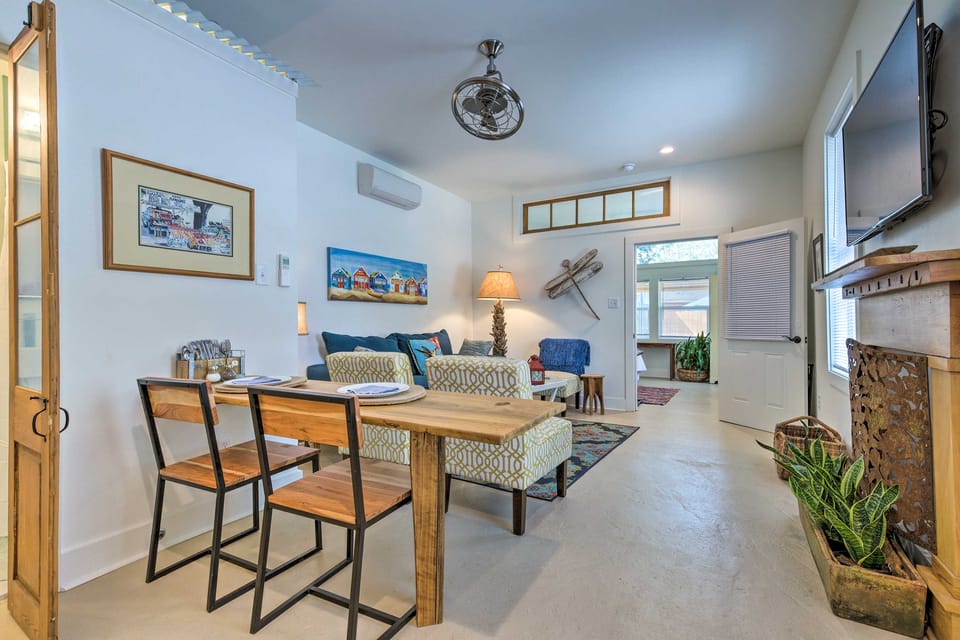 Walk to Beach from Chic Old Town Apartment w/ Yard Apartment in Bay Saint Louis