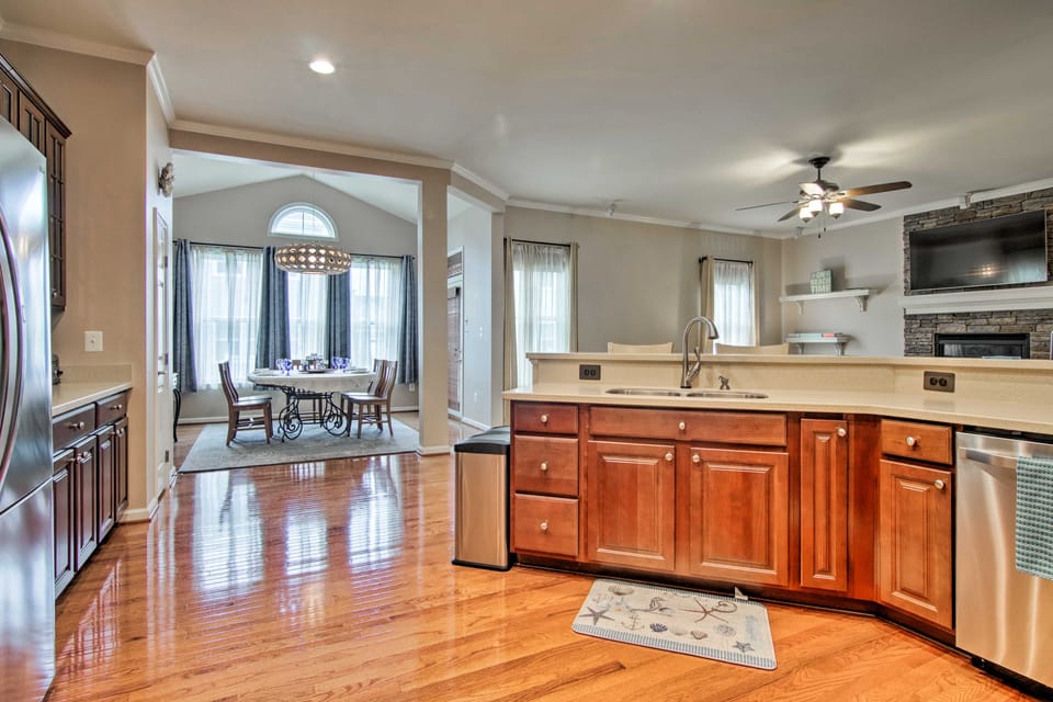 Great for Groups: Bayside Resort Home w/ Patio House in Sussex County