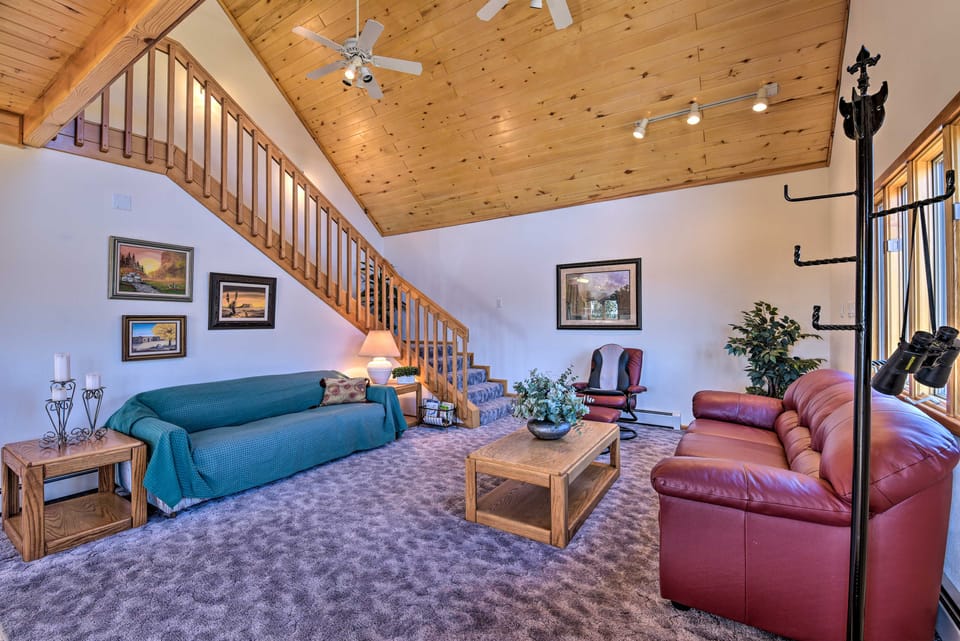 Questa Home w/ Views - 13 Mi to Red River Skiing! House in New Mexico