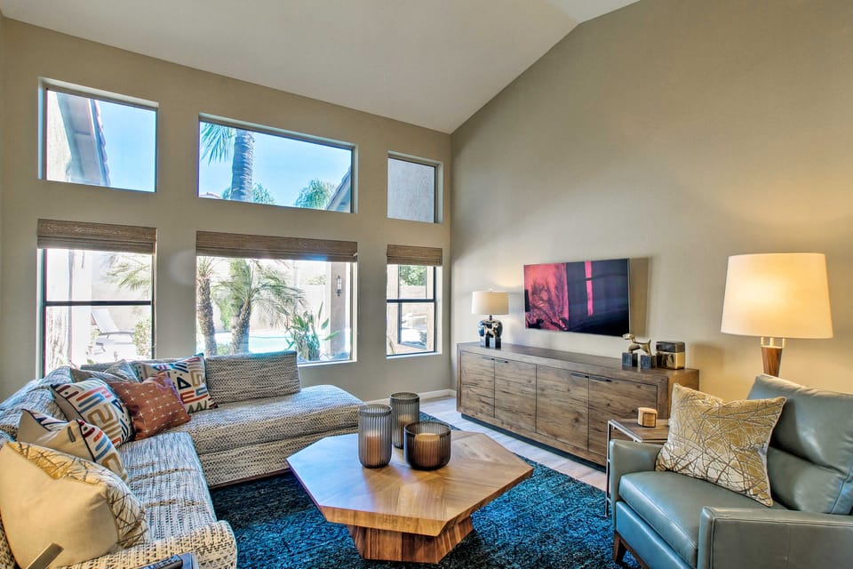 4 Mi to TPC Scottsdale: Family Home w/ Hot Tub! House in Scottsdale
