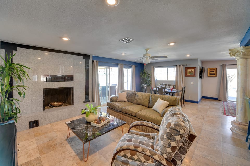 Elegant Home w/ Pool Table: 3 Mi to Vegas Strip! House in Las Vegas