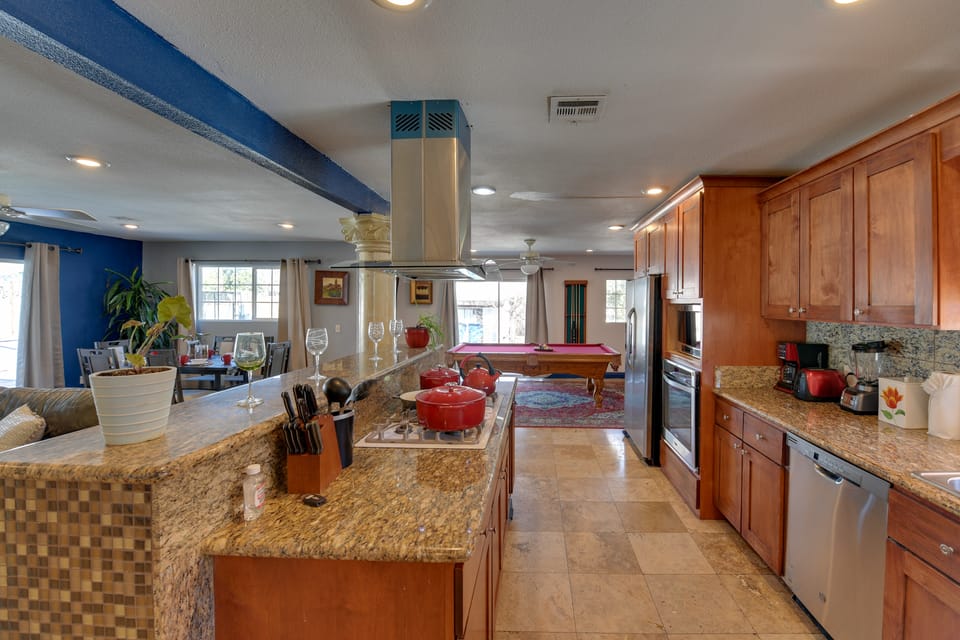 Elegant Home w/ Pool Table: 3 Mi to Vegas Strip! House in Las Vegas