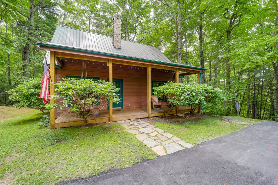 Private Cabin on 2 Acres: Hot Tub, 10 Mi to Boone! House in Watauga