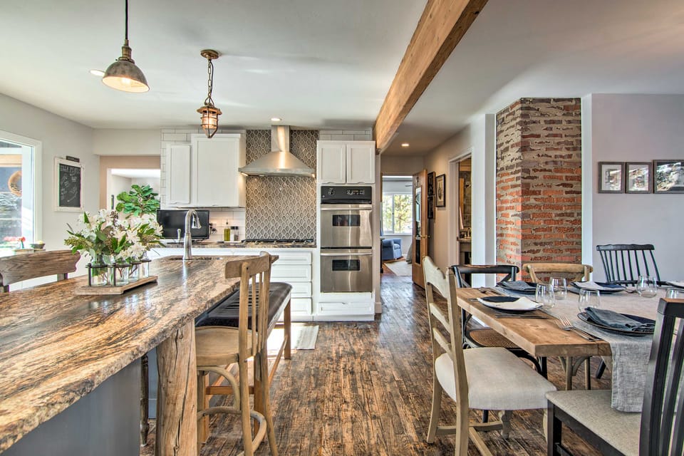 Outdoor Kitchen & Swim Spa: 1-Acre Grand Lake Home House in Grand Lake